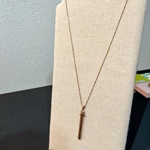 Stella & Dot Rebel Pendant Necklace in rose gold